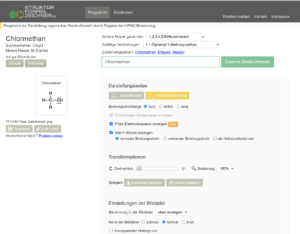 Strukturformelzeichner - Onlinetool
